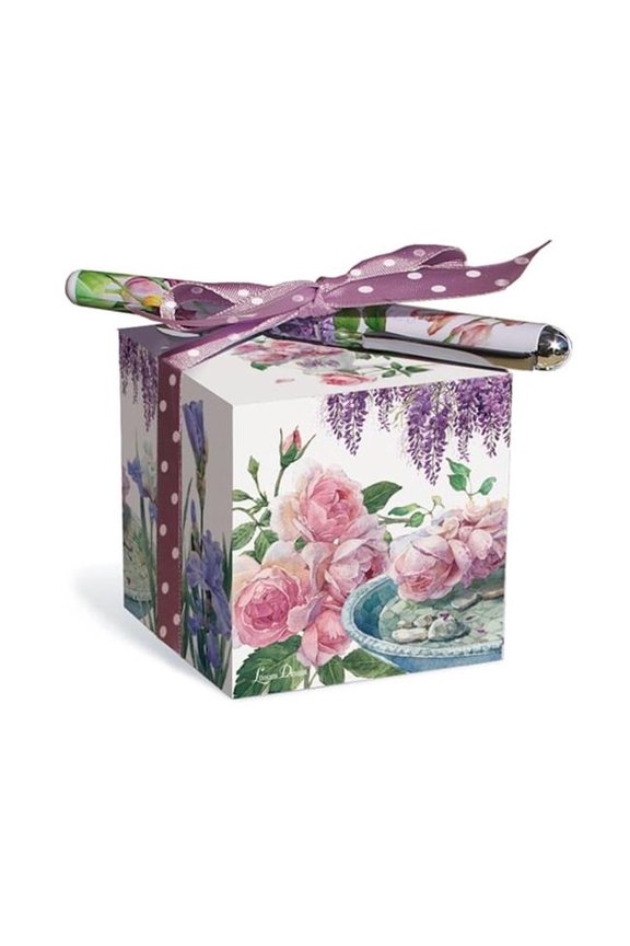 24079 3 x 3 x 3 in. Paper Block Set - Enchanted Garden