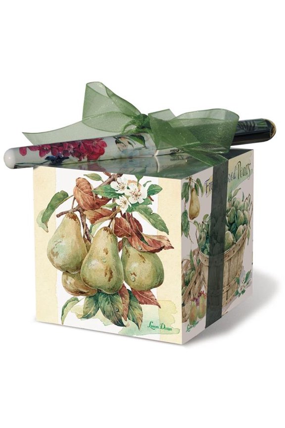 24070 3 x 3 x 3 in. Paper Block Set, Pears - Fresh Farm