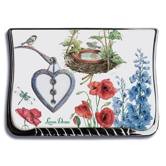 Lissom Design 61164 Natural Instinct Birds Compact Mirror