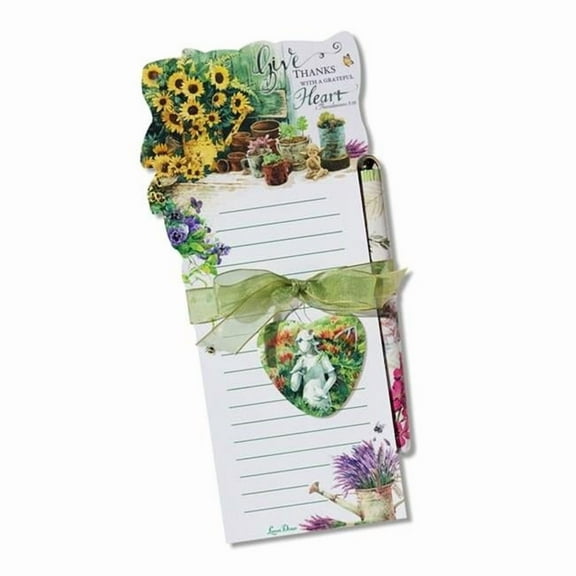 Lissom Design 21075 Die Cut List Pad - Faith Hope Love