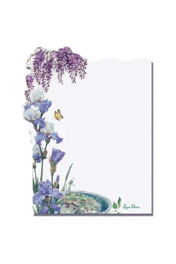28079 Sticky Notepad, Enchanted Garden - Set of 3
