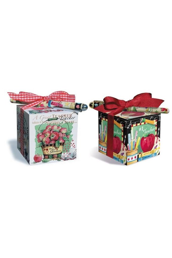 W24008 No.1 Teacher 2 Paper Block Pen Sets