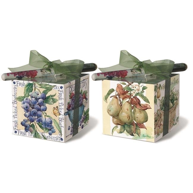 Lissom Design W24070 Fresh From the Farm 2 Paper Block Pen Sets