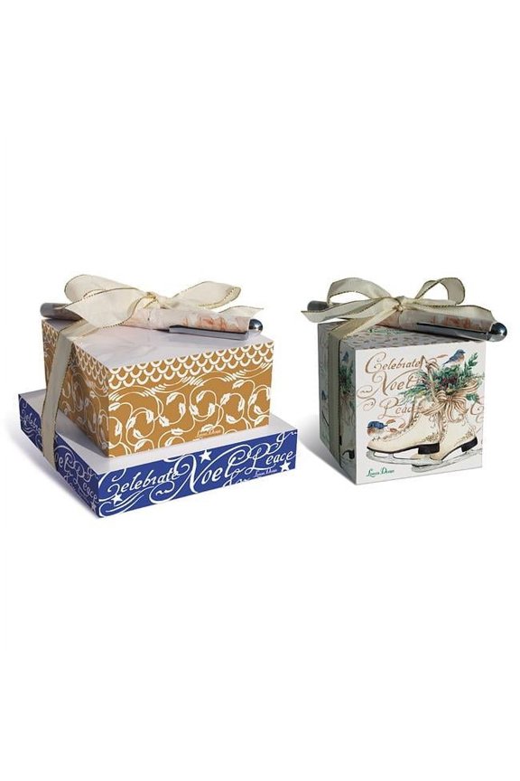 W24254 Noel 2 Stacking Paper Block Pen Sets