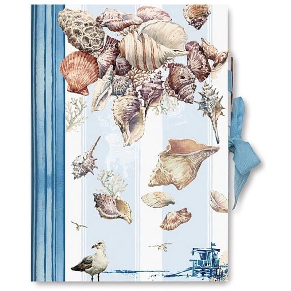 Lissom Design W25053 Journal with Pen - Coastal Passion