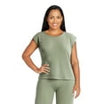 thumbnail image 1 of Lissome Women's and Women’s Plus Ribbed Top and Pants Lounge Set, 2-Piece, Sizes S-4X, 1 of 5