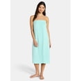 thumbnail image 1 of Lissome Women's Ultra Soft Strapless Bath Wrap with Snap Closure, Size S-3X, 1 of 4
