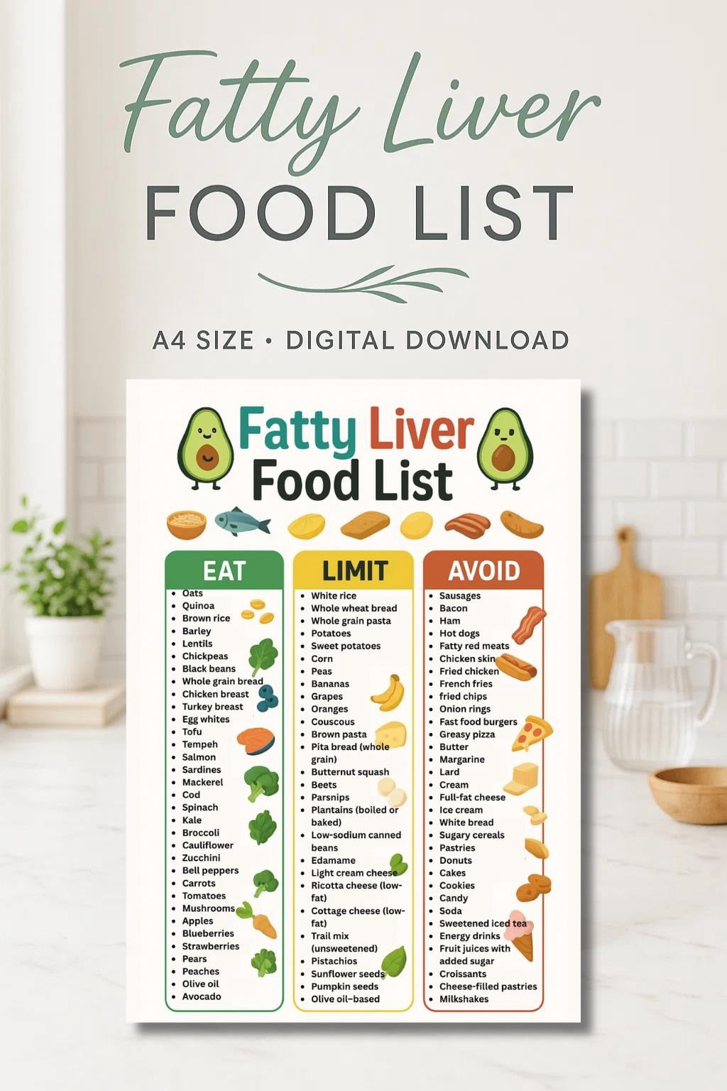 List Of Foods For Fatty Liver Disease, Liver Diet Plan And Food Chart ...