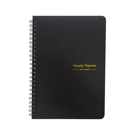 To Do List Notebook, Hardcover Paper Notebook, Hourly Schedules Spiral Appointment Planner, Weekly & Monthly Planner Notebooks to Increase Focus, Eliminate Overwhelm, and Achieve Your Biggest Goals