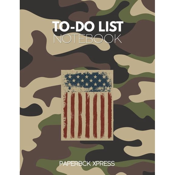To Do List Notebooks: To Do List Notebook: Personal & Business Tasks With Priority Status, Daily To Do List, Checklist Paper Agenda 8.5 x 11 - Army Edition (Paperback)