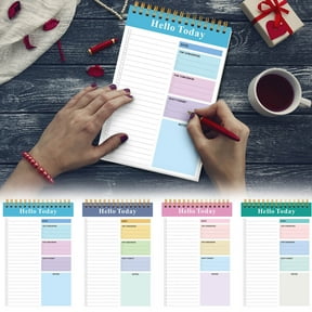 To Do List Notepad - To Do List Notebook for Work with 52 Sheets, Undated Daily Planner Perfect for Daily Tasks and Goal Setting, Notepad Suitable for Office, Home