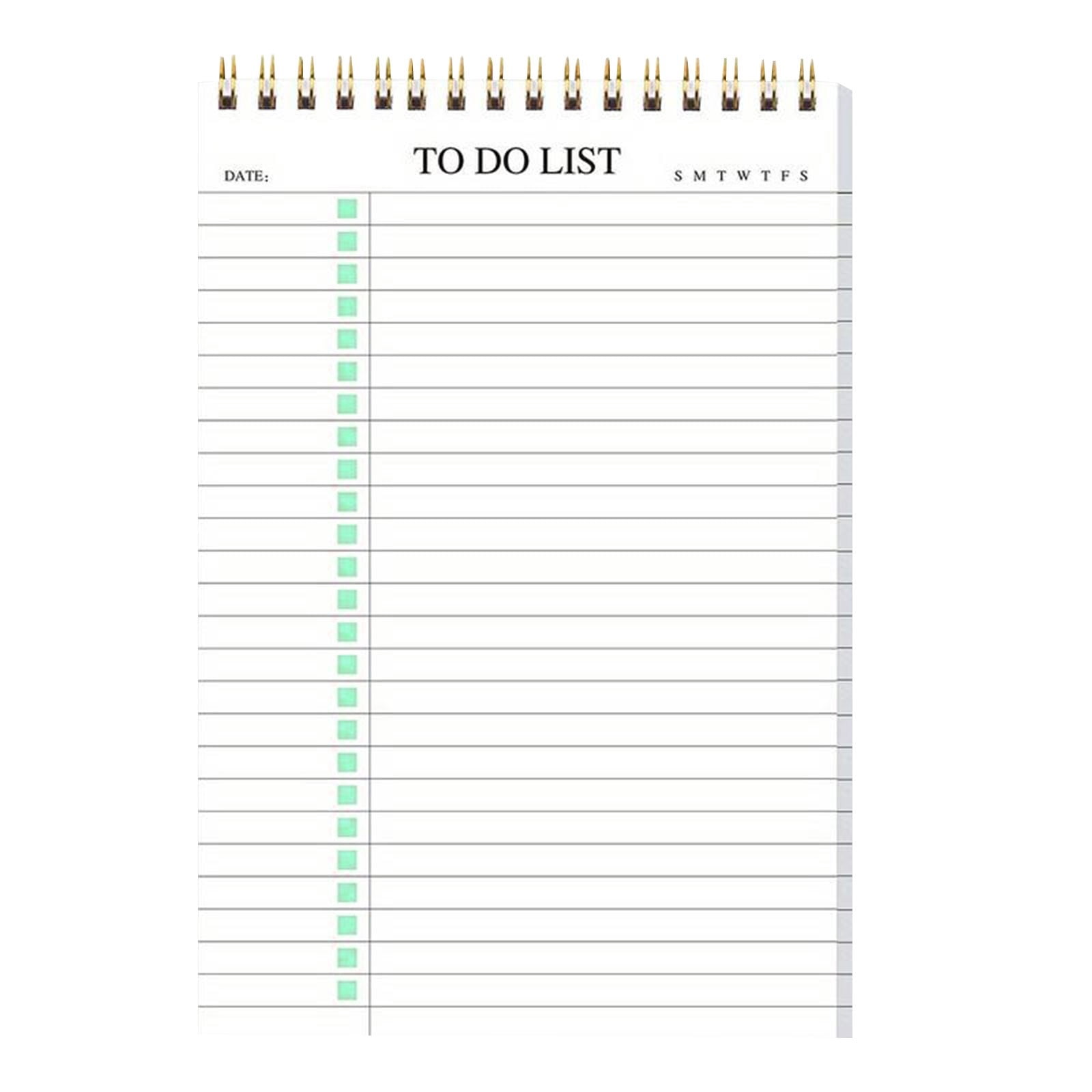 To Do List Notepad, To Do List Notebook for Work, Undated Daily ...