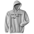 thumbnail image 1 of List Of People I Like Dogs Hoodie Funny Pet Puppy Animal Lover Sarcasm Sweatshirt, 1 of 5