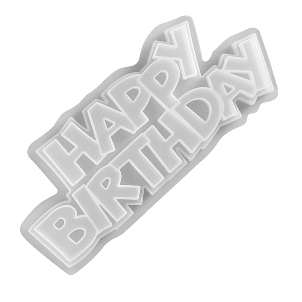 Listed Silicone Mold Resin Epoxy Birthday Pendant DIY Happy English