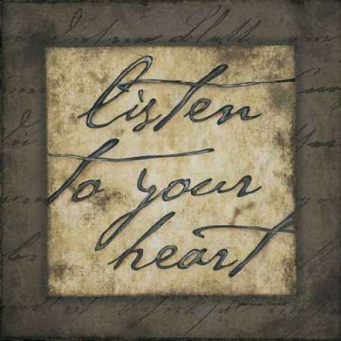 Listen Canvas Art - Stephanie Marrott (24 x 24)