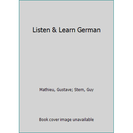 Listen and Learn German, Used [Paperback]