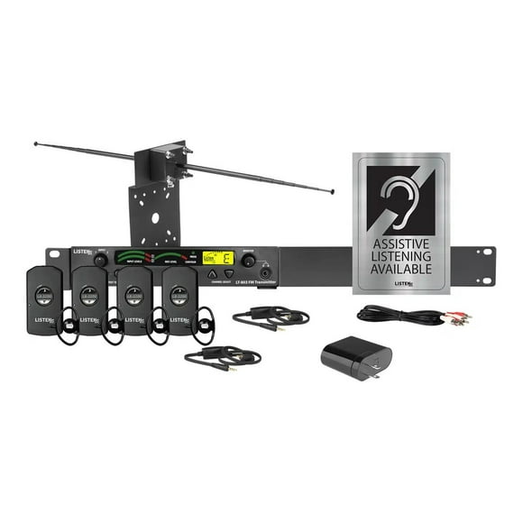 iDSP Essentials LS-31-072 - Wireless audio receiver / transmitter kit for Assistive Listening system - 72 MHz