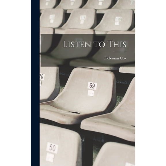 Listen to This, (Hardcover)