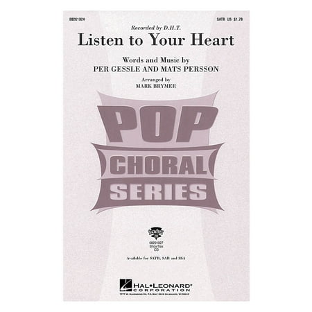 Listen to Your Heart ShowTrax CD Pop Choral Series