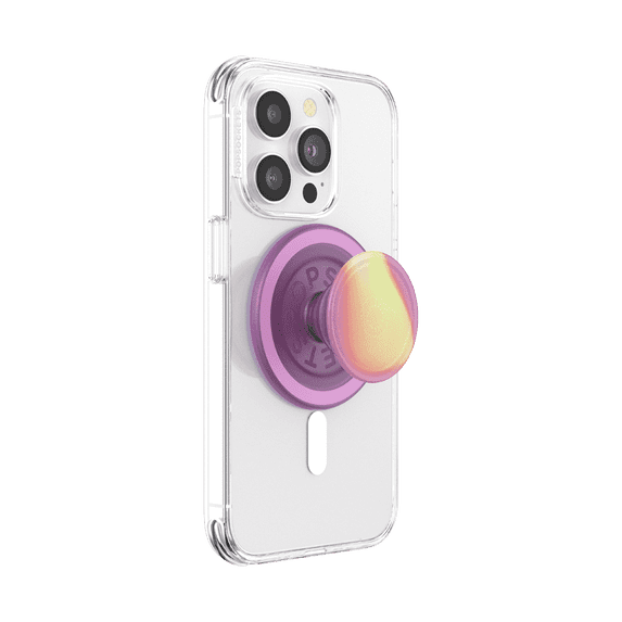 PopSockets MagSafe Phone Grip with Kickstand and Swappable Top - Aurange Translucent