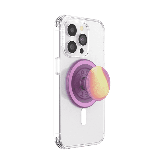 PopSockets MagSafe Phone Grip with Kickstand and Swappable Top - Aurange Translucent