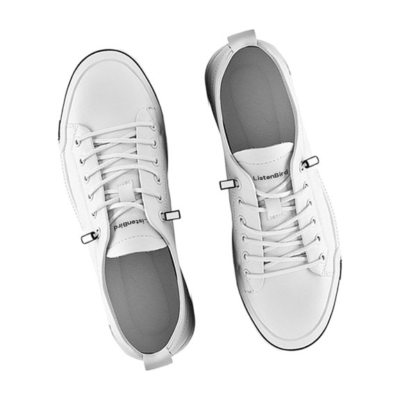 ListenBird Footwear for men and women, Spring/Summer Breathable Trendy Running Casual Board Shoes, White