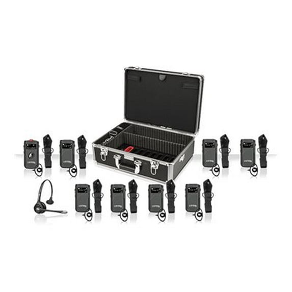 ListenTALK GR8 System - Portable - two-way radio - TDMA - 1920 - 1930 MHz - black with chrome buttons