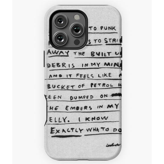 Listening To Punk Rock Music Phone Case for iPhone 16 15 14 13 12 11 Pro Max