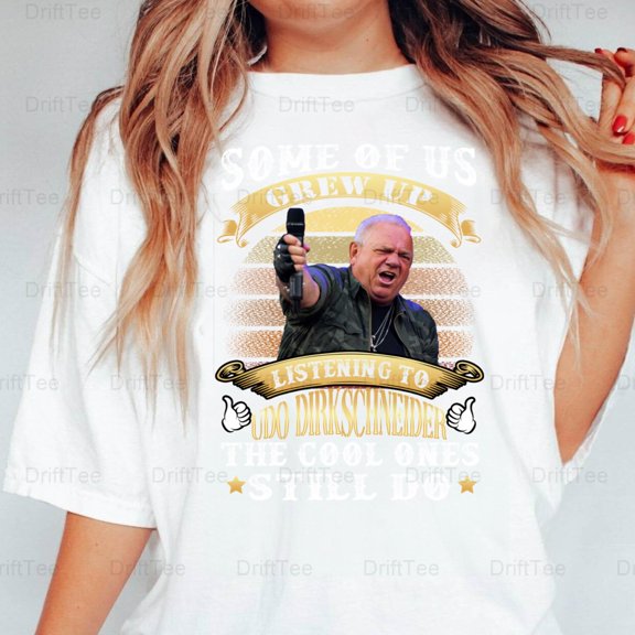 Listening To Udo Dirkschneider Accept U.D.O. Heavy Metal Music German T-Shirt Unisex, up to 5XL