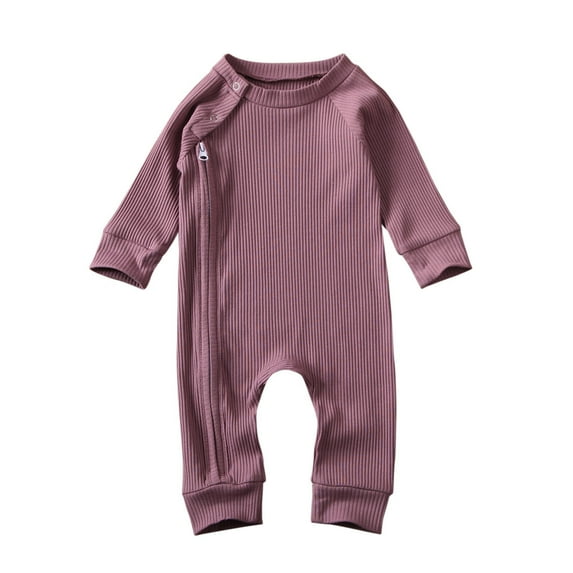Listenwind Newborn Baby Boy Girl One Piece Rompers Long Sleeve Organic Rompers Jumpsuits Pajamas Sleeper Overall Toddler Clothes