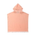thumbnail image 1 of Listenwind Toddler Unisex Long Hooded Beach Cover Up Cape Tassel Poncho Bikini Sundress, 1 of 2