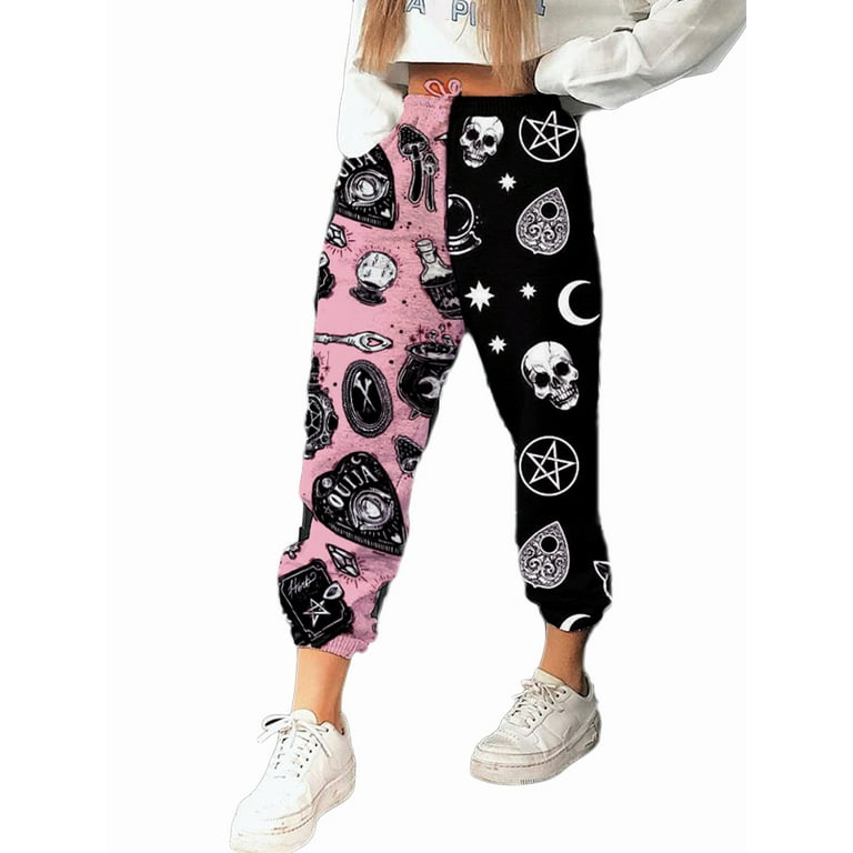 Printed track pants for womens cheap
