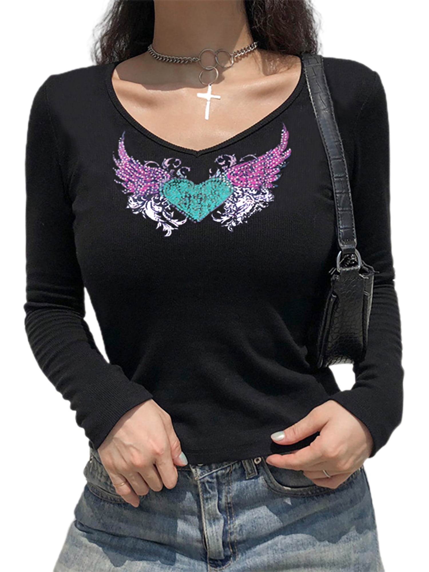 Angel wing sale shirts for womens
