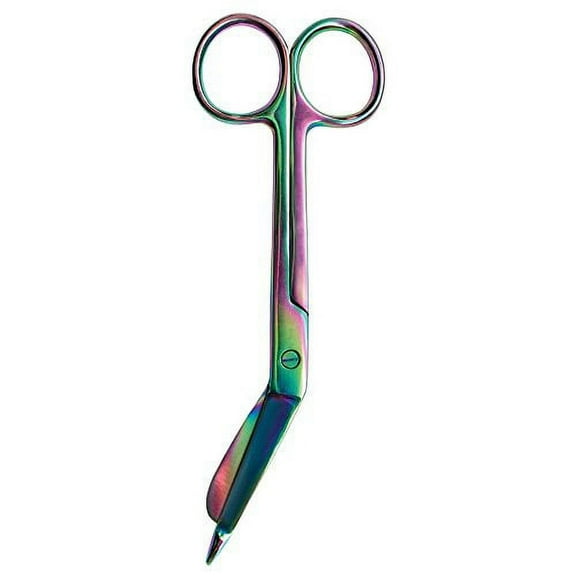 Lister Bandage Scissors 4.5" Multi Color Rainbow Stainless Steel (A2ZSCILAB BRAND)