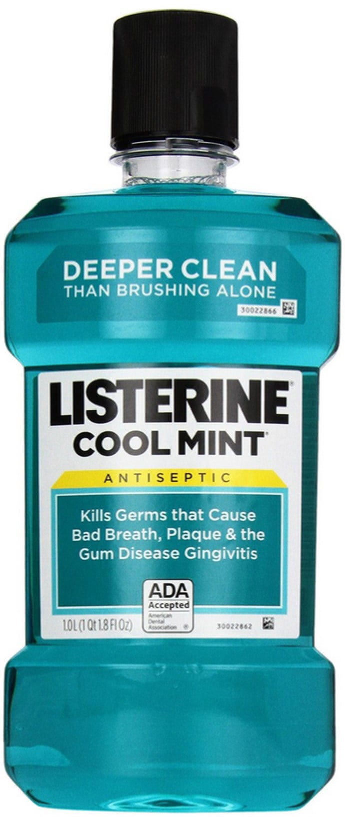 Listerine Antiseptic Mouthwash, Cool Mint 33.8 oz (Pack of 2)