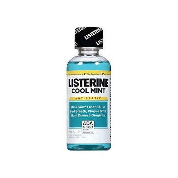 Listerine Antiseptic Mouthwash, Cool Mint, 95 mL
