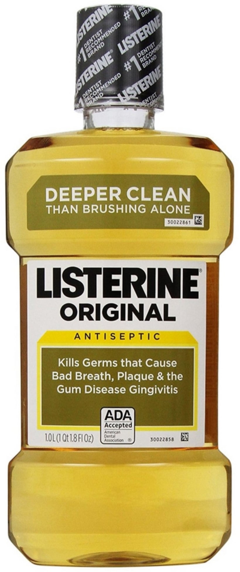 Listerine Antiseptic Mouthwash, Original 1000 mL (Pack of 3)