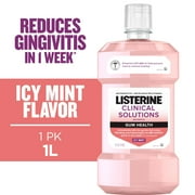 Listerine Clinical Solutions Gum Health Antiseptic Mouthwash Oral Care, 1 L