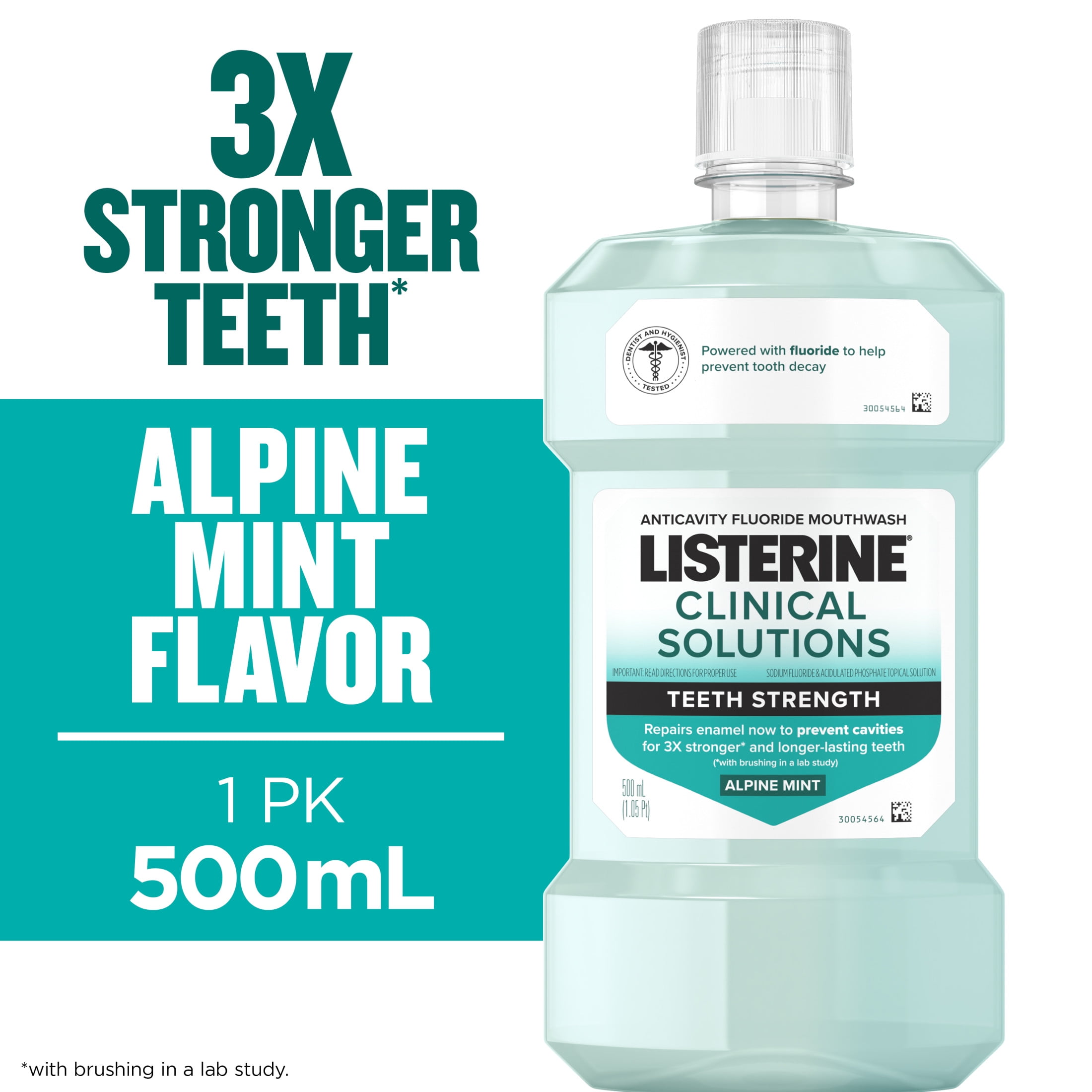 Listerine Clinical Solutions Teeth Strength Anticavity Fluoride