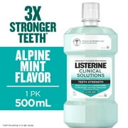 Listerine Clinical Solutions Teeth Strength Anticavity Fluoride Mouthwash 500 mL