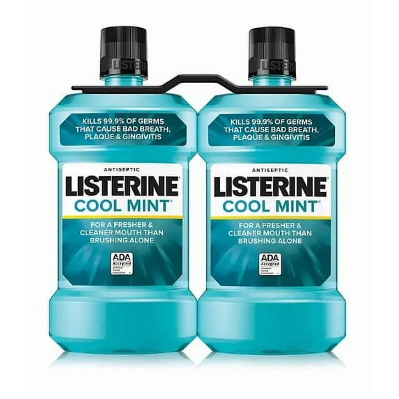 Listerine Cool Mint Antiseptic Mouthwash (1.5L, 2 pk.)