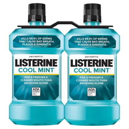 Listerine Cool Mint Antiseptic Mouthwash 2 Pack. 1.5 L price history and forecast - Listerine Cool Mint