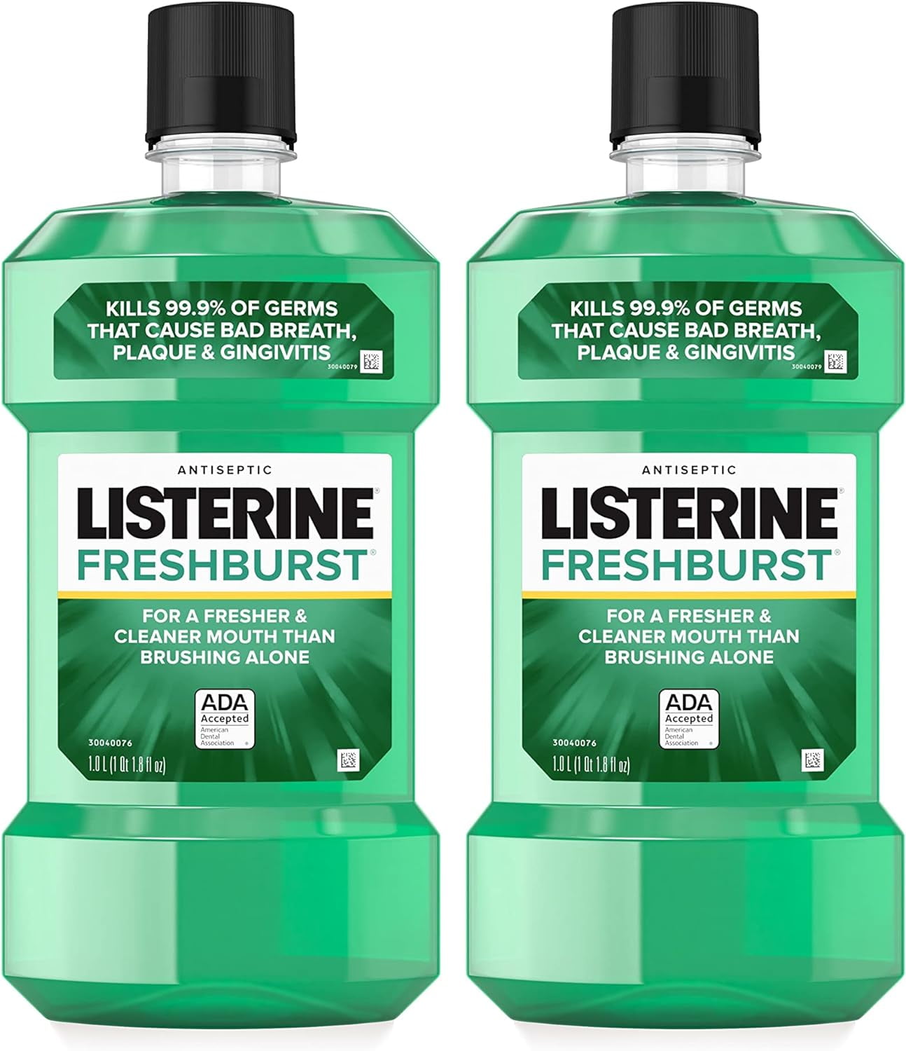 Listerine Freshburst Antiseptic Mouthwash for Bad Breath, Kills 99 of