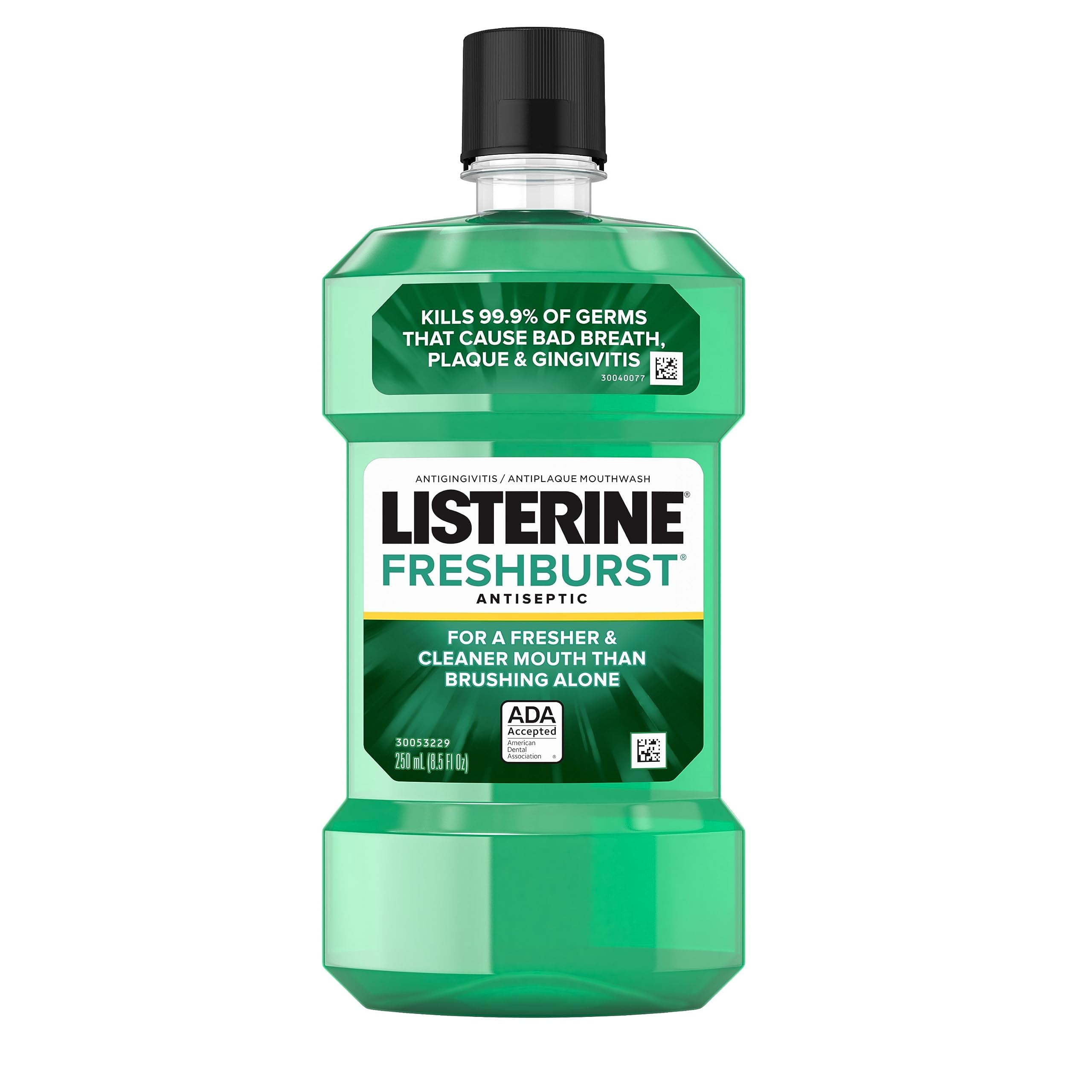 Listerine Freshburst Antiseptic Mouthwash For Bad Breath, Kills 99 Of Germs That Cause Bad