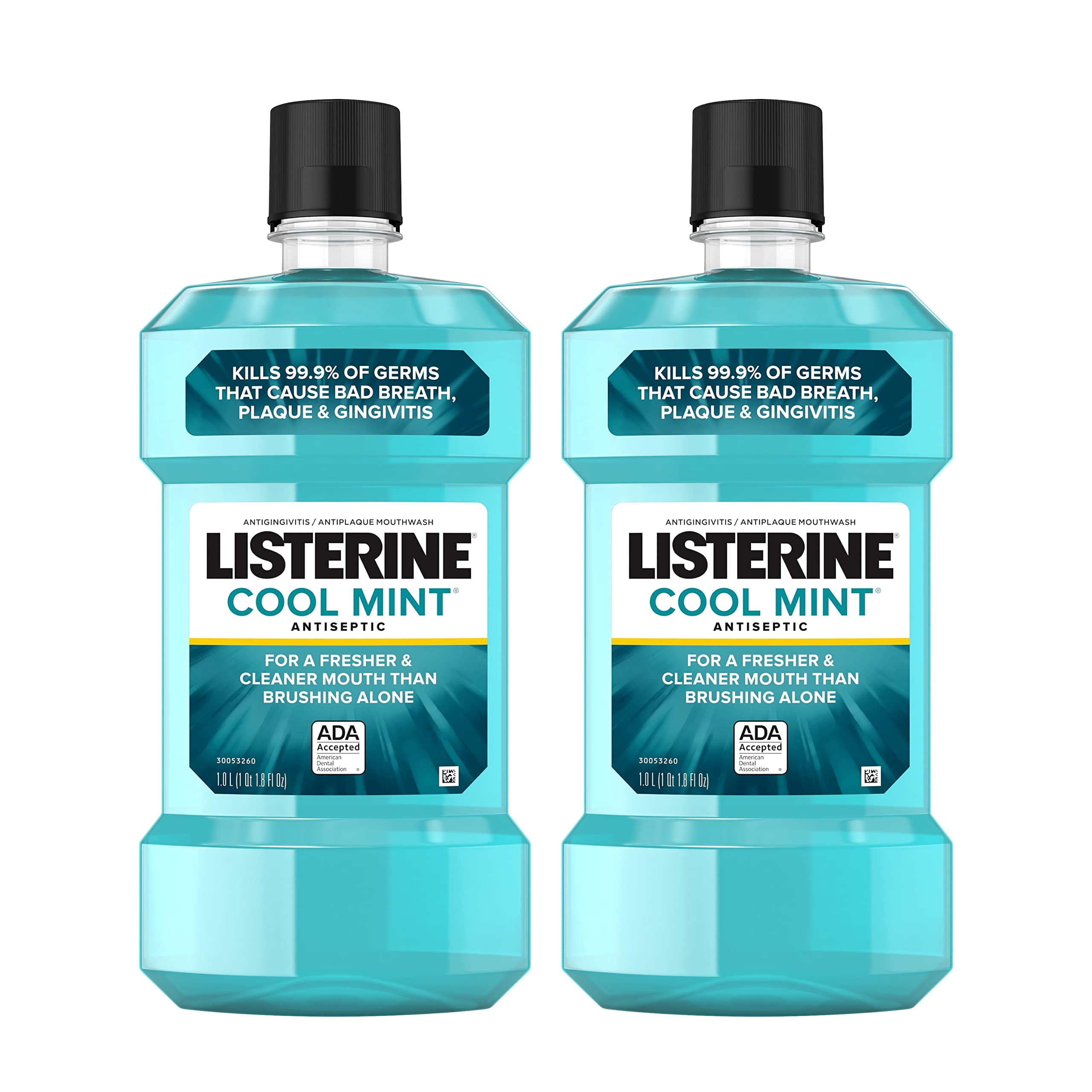 Listerine Mouthwash, Antiseptic, Antibacterial, Bad Breath Treatment