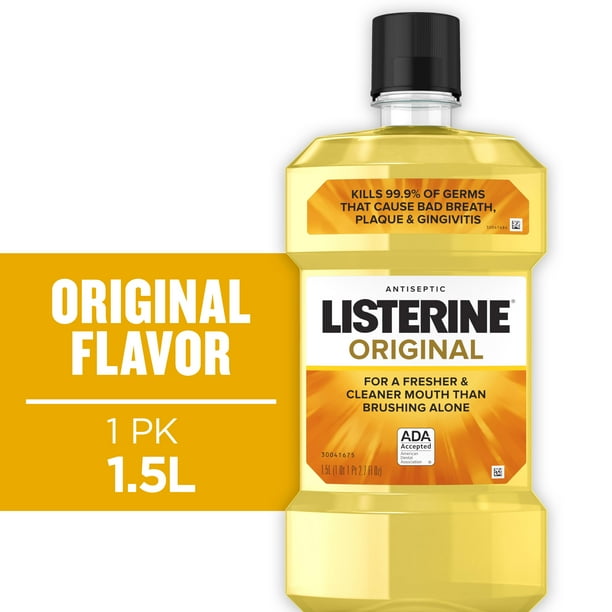 Listerine Original Antiseptic Mouthwash/Mouth Rinse for Bad Breath