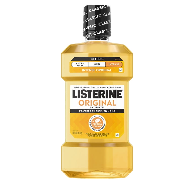 Listerine Original Antiseptic Mouthwash, Anti-Bacteria Oral Rinse