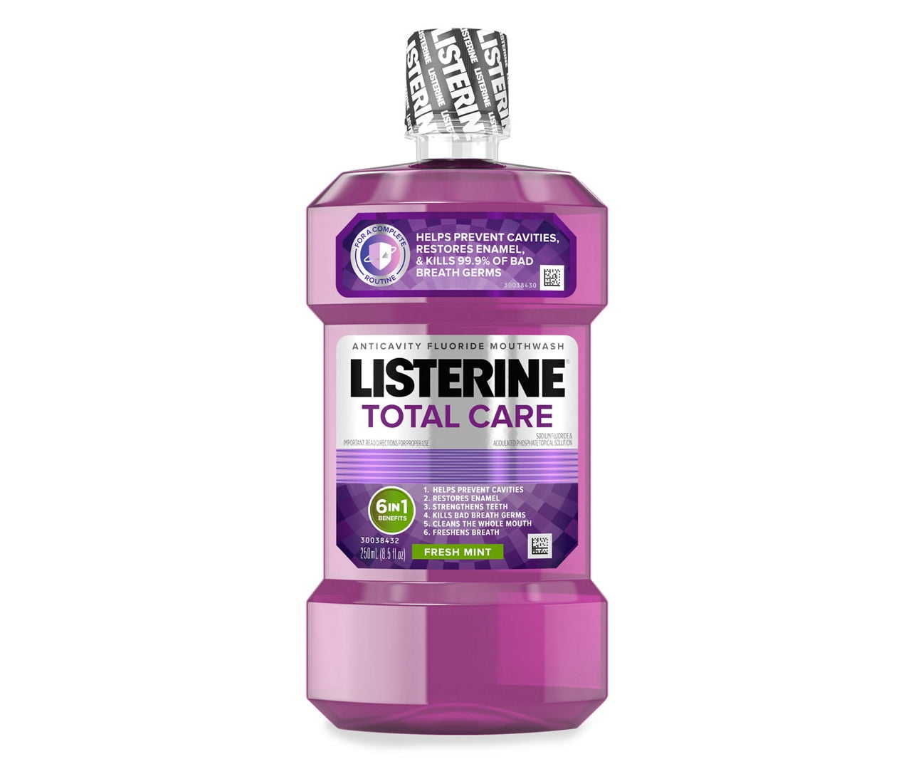 Listerine Listerine Total Care Anticavity Fluoride Mouthwash, 6 Benefit
