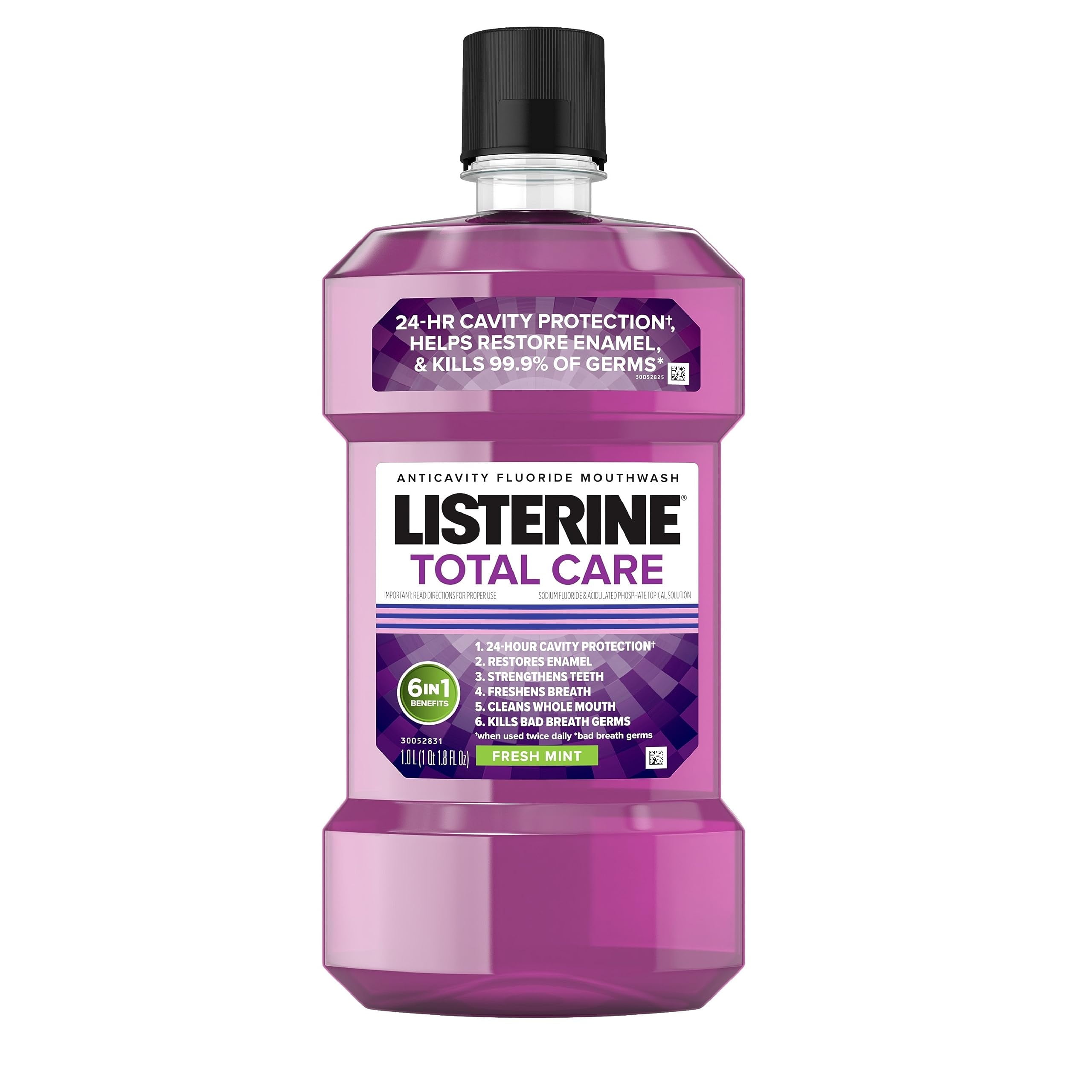 Listerine Total Care Anticavity Mouthwash Fresh Mint 33.8 oz Packaging may vary