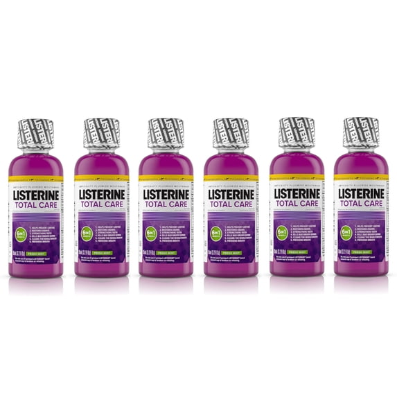 Listerine Total Care Anticavity Mouthwash Fresh Mint - 96 Ml, 6 Pack